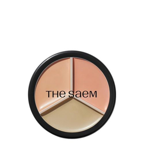 The Saem - Cover Perfection Triple Pot Concealer - Trojitý korektor v paletke - 01 Correct Beige - 13,5g