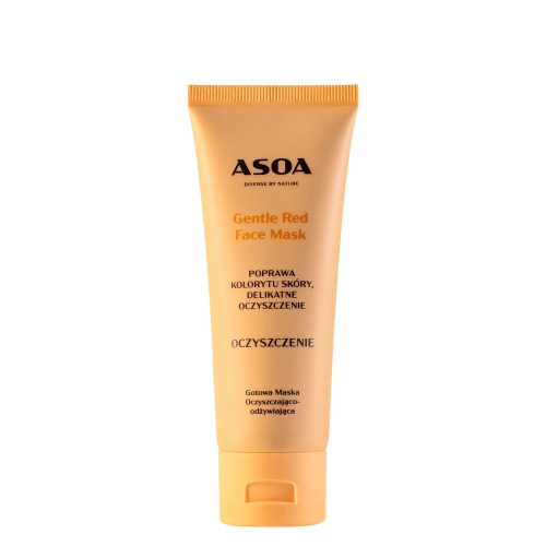 Asoa - Čistiaca a vyživujúca maska na tvár - Gentle Red - 75ml