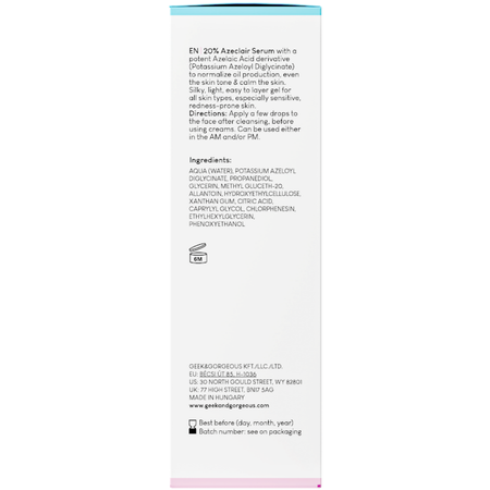 Geek & Gorgeous - aPAD - Sérum s derivátom kyseliny azelaínovej - 30ml