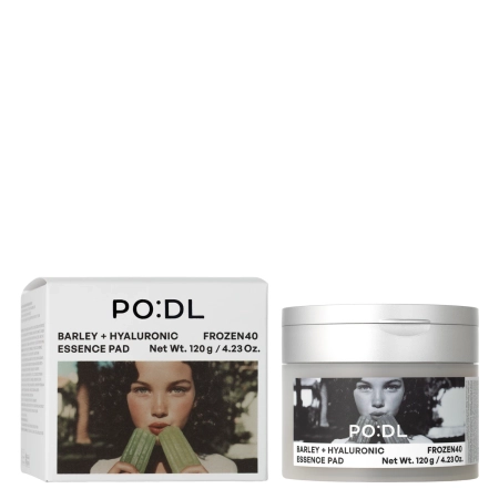 PO:DL - Barley Hyaluronic Frozen40 Essence Pads - Hydratačné pleťové tampóny - 70ks