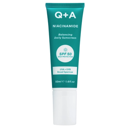 Q+A - Niacinamide SPF50 Balancing Facial Sunscreen - Vyrovnávajúci krém na tvár s niacínamidom a SPF50 - 50ml