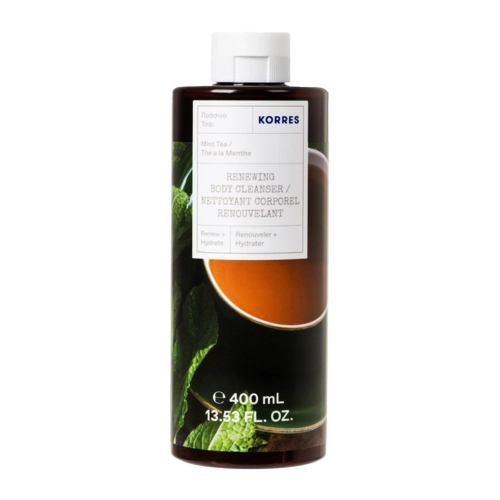 Korres - Mint Tea Renewing Body Cleanser - Sprchovací gél na telo - 400 ml