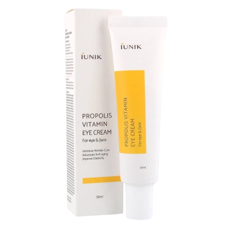 iUNIK - Propolis Vitamin Eye Cream - Očný krém proti vráskam s propolisom - 30 ml