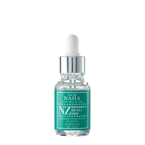 Cos De BAHA - NZ Niacinamide 20 Zinc PCA 4 Serum - Sérum so 4% zinkom a 20% niacínamidom - 30 ml