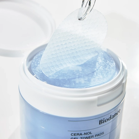 Biodance - Cera-nol Gel Toner Pads - Hydratačné gélové tampóny na tvár - 60ks / 140g