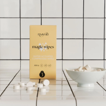 Mayola - Magic Wipes Step 3 - Čistiace utierky vo forme tabliet - 100ks