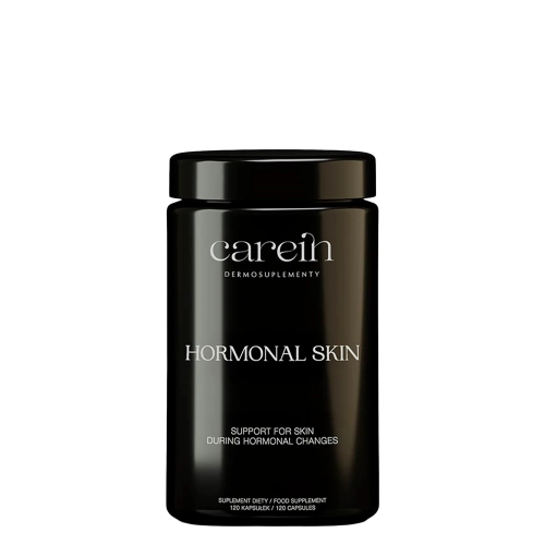 Carein - Hormonal Acne Skin - Dermosuplement - Vitamíny pre redukcia akné a podporu hormonálnej rovnováhy - 120 kapsúl