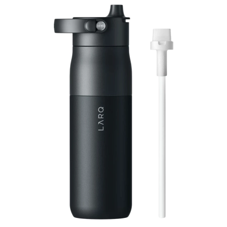 LARQ - Bottle Swig Top - Termická fľaša so slamkou - Obsidian Black - 1L
