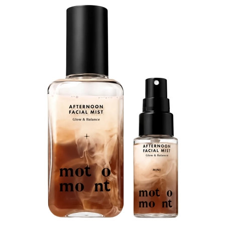 motomont - Afternoon Facial Mist - Hydratačno-fixačný sprej na make-up - Sada - 100ml + 20ml