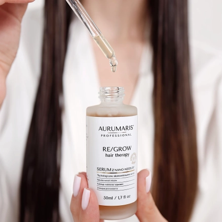 Aurumaris - Re/Grow Serum - Trichologické sérum proti vypadávaniu vlasov s mikroihličkami - 50ml