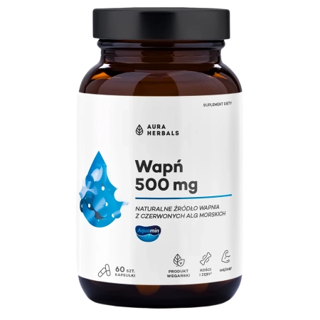 Aura Herbals - Aquamin - Vápnik 500 mg - Kapsuly - 60 ks