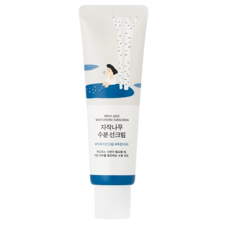 Round Lab - Birch Juice Moisturizing Sun Cream SPF50+ PA++++ - Hydratačný opaľovací krém - 50ml