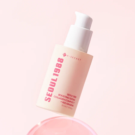 K-SECRET - SEOUL 1988 Boosting Serum : Collagen Complex 7 + Red Ginseng - Sérum s kolagénom a extraktom z červeného ženšenu - 30ml