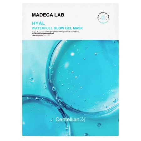 Centellian24 - Hyal Waterfull Glow Gel Mask - Sada hydratačných gélových pleťových masiek - 5x22ml