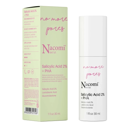  Nacomi - Next Lvl - Sérum - Kyselina salicylová 2% + PHA - 30 ml