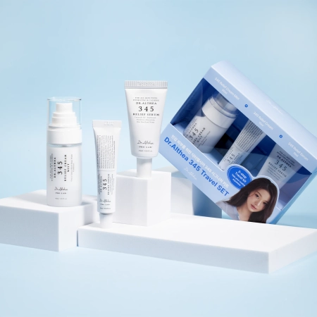Dr. Althea - 345 Travel Set - Pleťový krémový sprej 60ml + Pleťový krém 15ml + Sérum 15ml