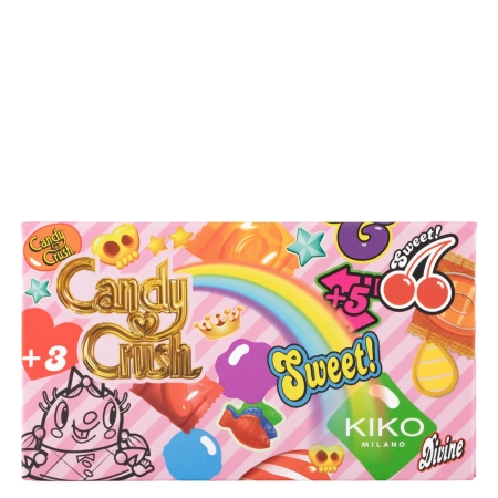 KIKO Milano - Candy Crush Mega Blush and Highlighter Duo - Duo na tvár - Lícenka a rozjasňovač - 02 Raspberry Riot - 5g