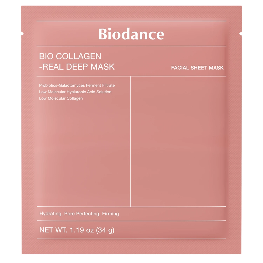 Biodance - Bio-Collagen Real Deep Mask - Spevňujúca kolagénová plátienková maska na tvár - 1ks/34g