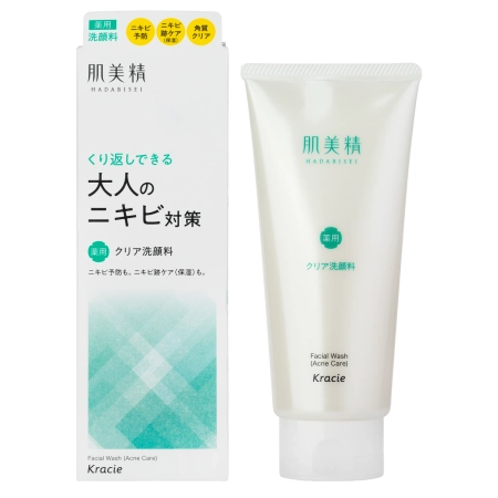 Kracie - Hadabisei Acne Care Facial Wash - Čistiaca pena na umývanie tváre - 110g