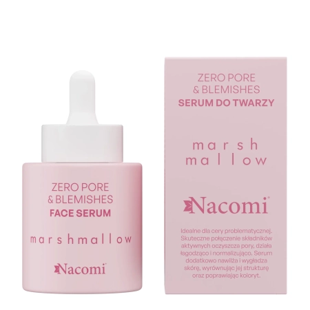 Nacomi - Zero Pore & Blemishes - Marshmallow - Pleťové sérum proti akné a nedokonalostiam pleti - 30 ml