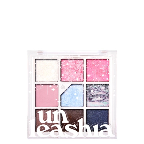 Unleashia - Glitterpedia Eye Palette - Paleta vegánskych očných tieňov - 8 All of Dancing Swan - 6,6g