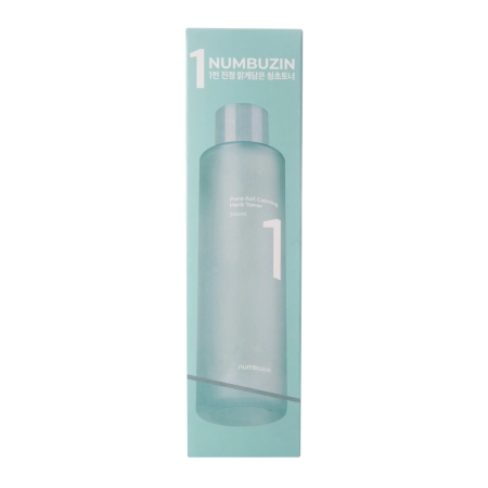 Numbuzin - No.1 - Pure-full Calming Herb Toner - Upokojujúce tonikum s hutíniou srdčitou a pupočníkom ázijským - 300 ml