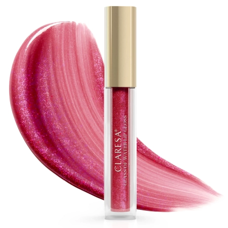 Claresa - Glass Of Water Lip Gloss - Lesk na pery s efektom glazúry - Berry Splash - 05 - 2 g