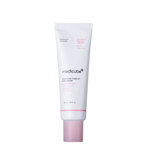 Medicube - PDRN Pink Tone Up Sun Cream SPF50+ PA++++ - Rozjasňujúci opaľovací krém - 50ml