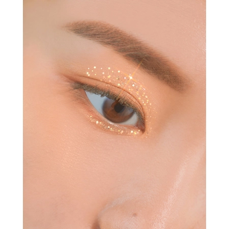 Unleashia - Get Loose Glitter Gél ​​- 3 Gold Obsessor - Gélové trblietky na tvár a telo - 4 g