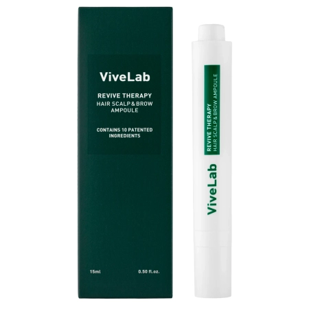 ViveLab - Revive Therapy Hair Scalp & Brow Ampoule - Revitalizačné sérum na vlasy a obočie - 15ml