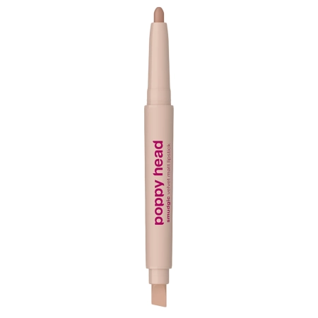 Poppy Head - Smudgic Velvet Matt Lipstick - Matný rúž na pery v tyčinke - 02 Spellbound Nude - 0,85g