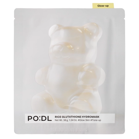 PO:DL - Rice Glutathione Hydromask Set - Sada rozjasňujúcich gélových masiek na tvár - 4x28g