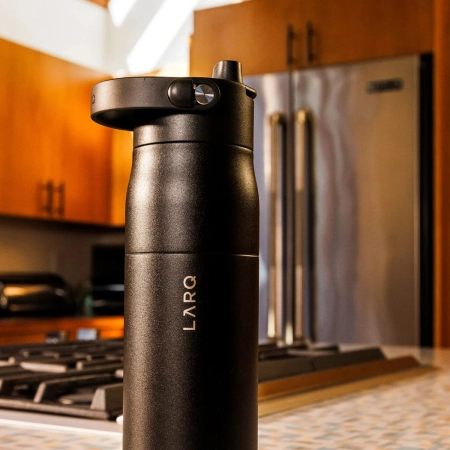 LARQ - Bottle Swig Top - Termická fľaša so slamkou - Obsidian Black - 1L