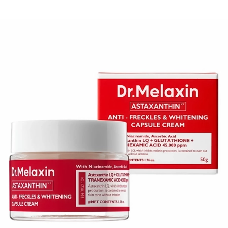 Dr.Melaxin - Astaxanthin Anti-Freckles and Whitening Capsule Cream - Rozjasňujúci omladzujúci krém s astaxantínom - 50g