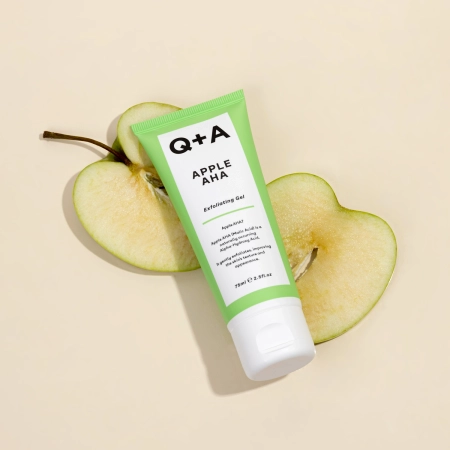 Q+A - Apple AHA - Exfoliating Gel - Exfoliačný pleťový gél s AHA kyselinou jablčnou - 75ml