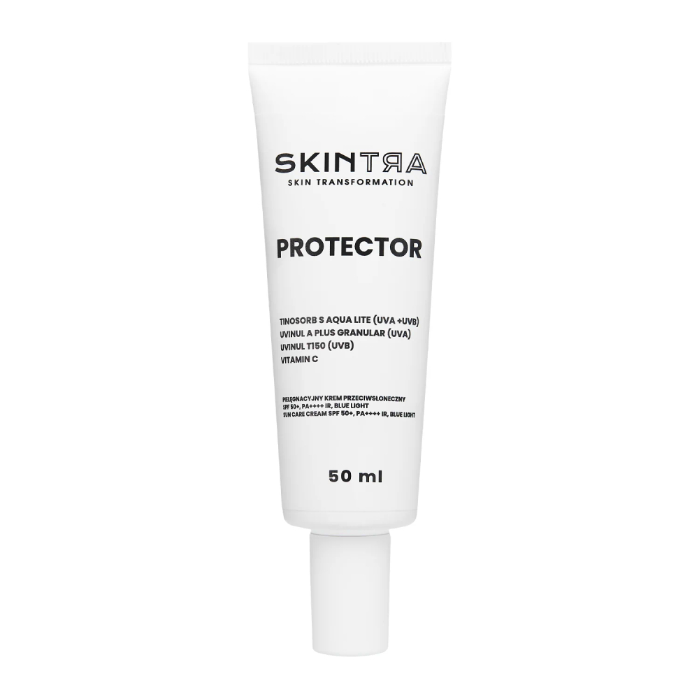 SkinTra - Protector - Opaľovací krém na tvár SPF 50+/PA++++, IR, BLUE LIGHT - 50ml