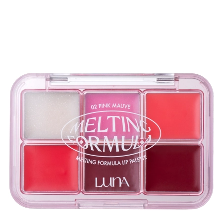 LUNA - Melting Formula Lip Palette - 02 Pink Mauve - Paleta leskov na pery - 10,2 g