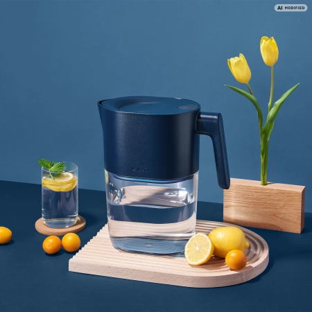 LARQ - Pitcher PureVis - Inteligentný, samočistiaci filtračný džbán - Monaco Blue - 1,9L