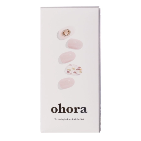 Ohora - Semicured Gel Nail -  Audrey - Hybridné samolepky na nechty - 30 ks
