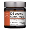 Aura Herbals - Vitamín D3 2000 IU + K2 + Zinok + Selén - Tablety - 90 ks