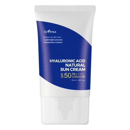Isntree - Hyaluronic Acid Natural Sun Cream SPF50+/PA++++ - Krém s minerálnym filtrom - 50ml