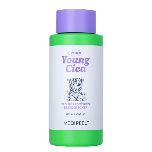 Medi-Peel - Young Cica PDRN Trouble Soothing Essence Toner - Upokojujúca tonizačná esencia s pupočníkom ázijským - 200ml