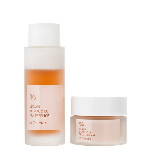 Dr.Ceuracle - Vegan Kombucha Beginning Set - Sada produktov s kombuchou - Pleťový krém 75g + Pleťová esencia 150ml