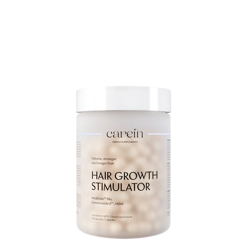 Carein - Hair Growth Stimulator - Dermosuplement - Vitamíny proti nadmernému vypadávaniu vlasov - 90 kapsúl