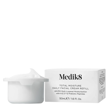 Medik8 - Total Moisture Daily Facial Cream Refill - Intenzívne hydratačný pleťový krém - náhradná náplň - 50ml