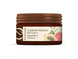 Bosphaera - Výživa a hydratácia - Cukrový telový peeling s grapefruitom a papájou - 200 g