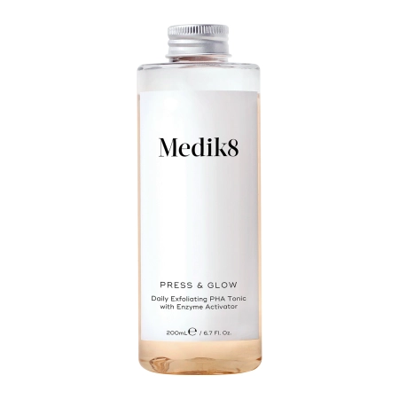 Medik8 - Press&Glow - Tonikum s PHA kyselinou a aktivátorom exfoliačných enzýmov - náhradná náplň bez pumpičky - 200ml