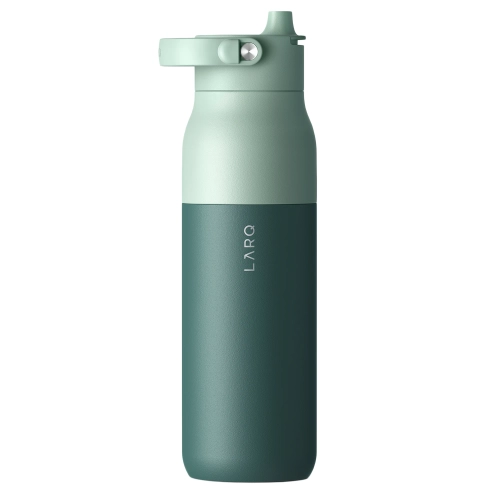 LARQ - Bottle PureVis 2 - Inteligentná, samočistiaca filtračná fľaša s UV-C svetlom - Eucalyptus Green - 1L