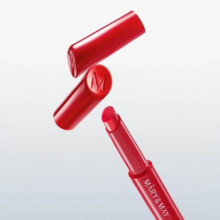 Mary&May - Blooming Glow Lip - Farebný balzam na pery - 04 Cool Red Tulip - 1,7g