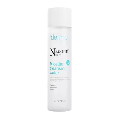 Nacomi - Next Level - Micellar Cleansing Water - Micelárna voda pre suchú a citlivú pleť - 200 ml